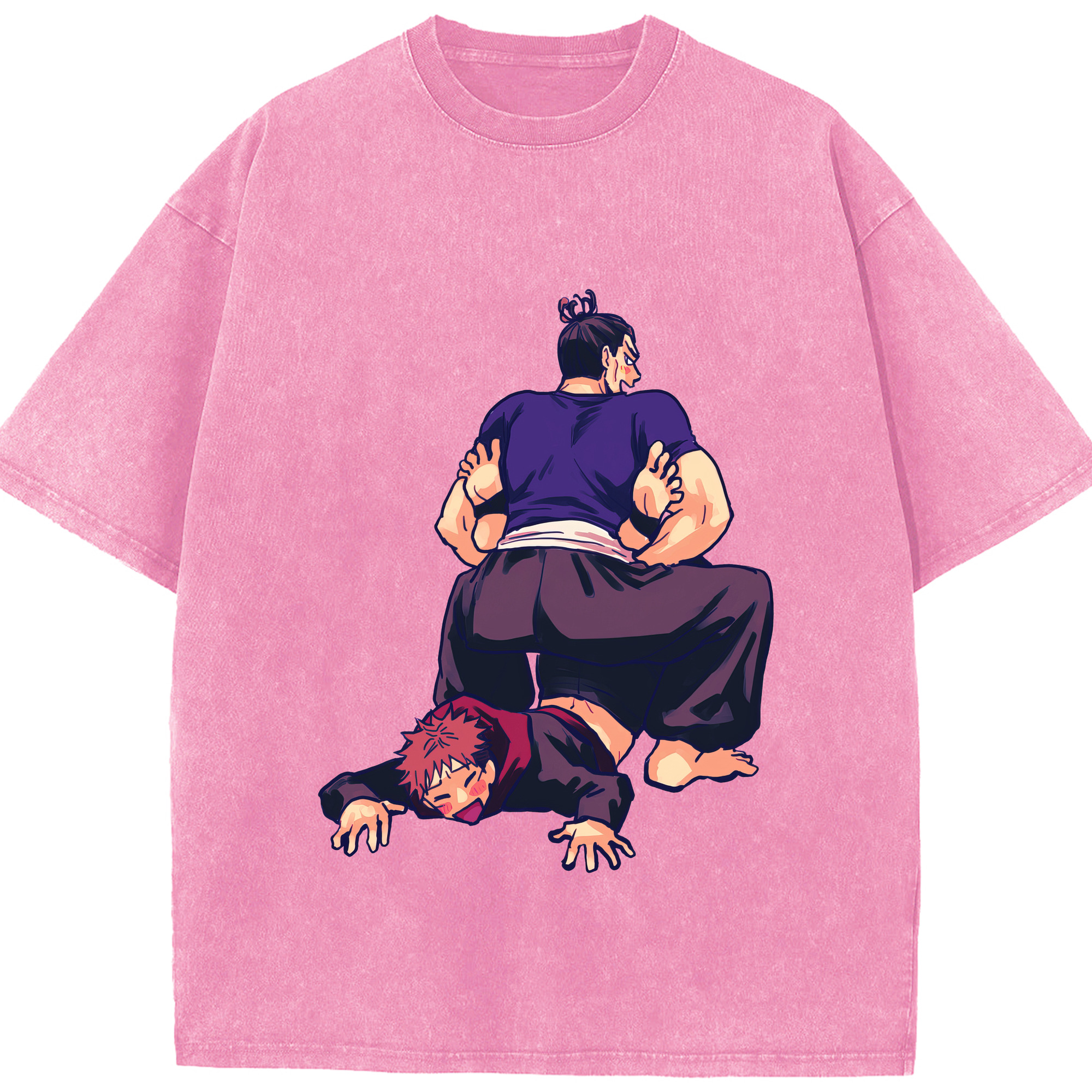 （画像用） 呪術廻戦 Jujutsu Kaisen 綿100% ヴィンテージ風 半袖Tシャツ（フロントプリント）